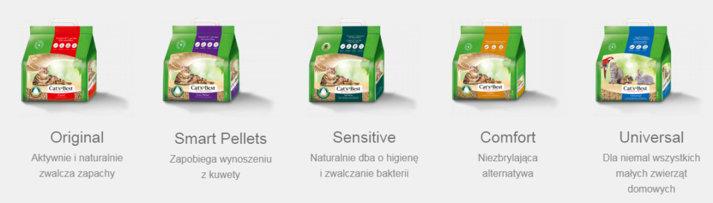 cat's best rodzaje